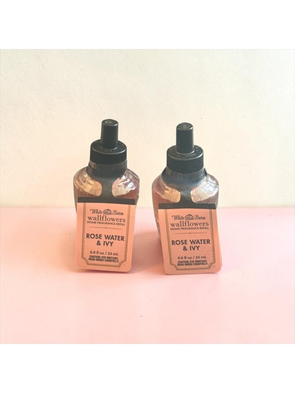 Whit Barn wallflowers Rose Water & Ivy refills 2 bottles
